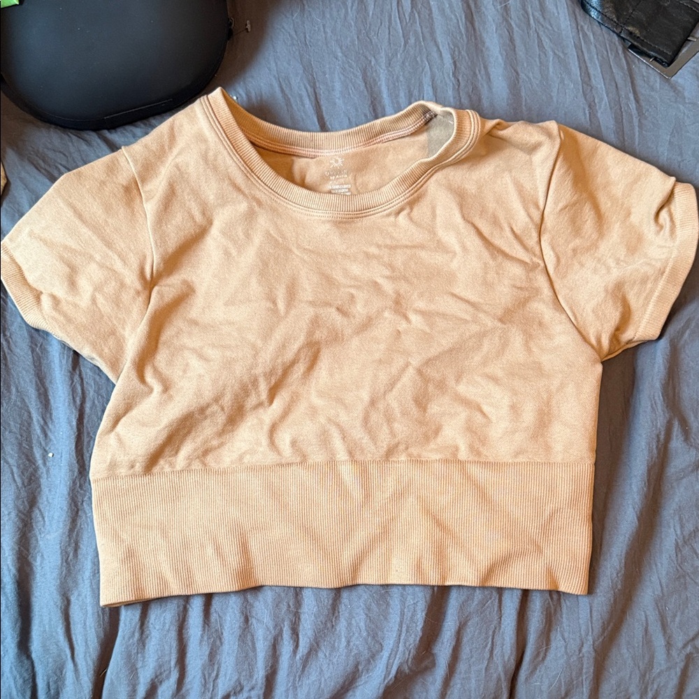 Chic Tan Crop Top for Women